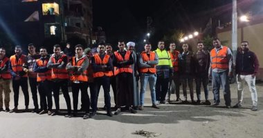 مبادرات شبابية بالقليوبية لتعقيم أقسام الشرطة والشوارع وتوعية الأهالى لمواجهة كورونا