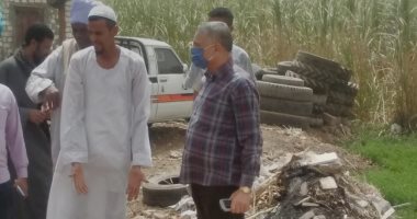 بالصور.. رصد 26 مبنى تعدى أثناء تنفيذ مشروع كهرباء مستشفى إدفو بأسوان