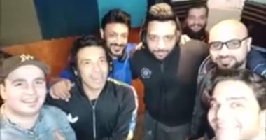 "ولاد إمبابة"..سعد الصغير ينتهى من تسجيل تتر مسلسله الجديد