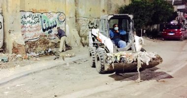 صور.. حملة مكبرة لرفع القمامة والأتربة وتطهير الشوارع بحى غرب المنصورة