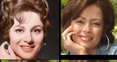 صور.. داليا مصطفى تشبه نفسها بفاتن حمامة