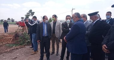محافظ الغربية يقود حملة مكبرة لإزالة التعديات على طريق طنطا كفر الشيخ الدولى