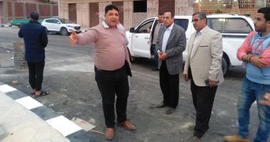 محافظ شمال سيناء يتفقد أعمال تطوير ميادين العريش