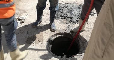 صور.. رفع كفاءة شبكات الصرف الصحى بأحياء المنتزه والعامرية بالإسكندرية