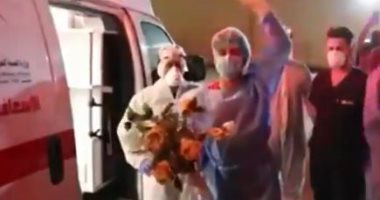 فرحة جنونية لآخر مصاب بكورونا فى محافظة واسط بالعراق بعد شفائه.. فيديو