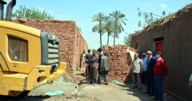محافظ القليوبية يقود حملة إزالة للتعديات على الأراضي بقرية مرصفا ببنها