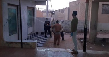 انطلاق حملة تعقيم ليلية لمدينة نخل بوسط سيناء