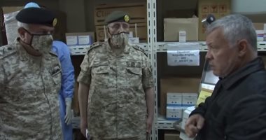 العاهل الأردنى يتفقد مستودع المعدات الطبية لمكافحة انتشار كورونا 