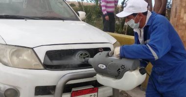صور.. محافظ مطروح يتابع أعمال التطهير والإجراءات الاحترازية لمواجهة انتشار "كورونا"