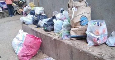 خوفا من الفيروسات.. شكوى أهالى قرية شنشور من تراكم القمامة فى الشوارع