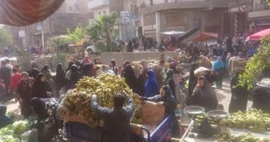 امسك مخالفة.. شكوى أهالى فيديمن من إقامة سوق يومى بالفيوم