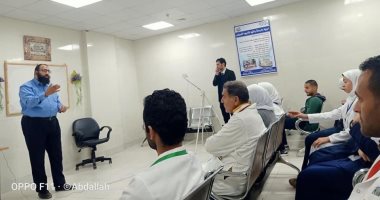 تدريب لأطباء مستشفى بئر العبد بشمال سيناء على مواجهة كورونا (صور)