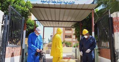 وحدة مكافحة ناقلات الأمراض تنتهى من تعقيم كليات ومدارس ومعاهد العريش 