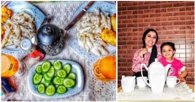 "صفاء" واجهت ملل العزل بـ date وفوتوسيشن مع ابنتها فى البلكونة.. صور