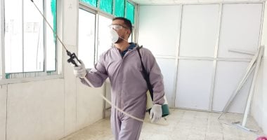 جهاز مدينة الصالحية الجديدة يعقم مكاتب البريد يوميا لمواجهة فيروس كورونا