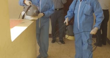 استمرار  تطهير وتعقيم المصالح الحكومية ورش الشوارع بمراكز سوهاج 