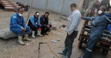 بالجهود الذاتية حملة الأهالى لتطهير قرية الربيعة بالدقهلية