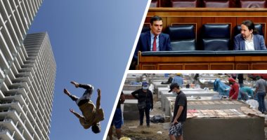 صور.. العالم هذا المساء.. كورونا يواصل حصد أرواح سكان العالم.. ألعاب أكروباتية فى تشيك أمام منازل المواطنين الخاضعين للحجر الصحى..زيادة الوفيات بسبب الفيروس و صناديق من الورق المقوى كبديل للتوابيت فى الإكوادور 