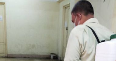 صور.. تعقيم المنشآت الحكومية والشوارع بأبو كبير وبلبيس فى الشرقية
