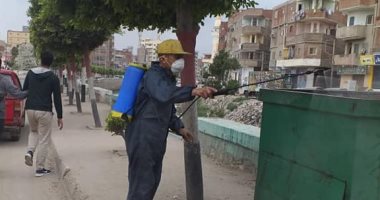 صور.. حملة مكبرة لتطهير وتعقيم شوارع مدينة أبو حماد بالشرقية