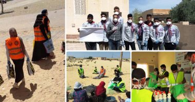 شباب شمال سيناء فى الميدان متطوعون لمواجهة كورونا.. جهود فردية وجماعية فى مناطق العريش والشيخ زويد وبئر العبد.. تنفيذ حملات توعية وتعقيم وتقديم إعانات للأسر الأكثر احتياجا.. وهدايا للأطفال وأدوات نظافة للمنازل