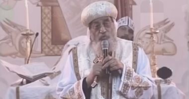 البابا تواضروس يترأس قداس جمعة ختام الصوم بدير الأنبا بيشوى بالنطرون.. فيديو