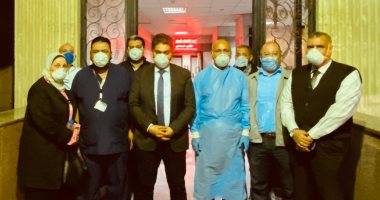 وكيل صحة الغربية يتفقد الحجر الصحى بمستشفى كفر الزيات ..صور