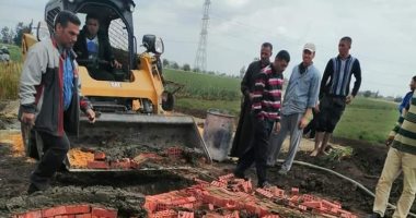 صور.. استرداد 200 فدان بالمنيا وإزالة مبانى مخالفة وتعديات بالشرقية والغربية