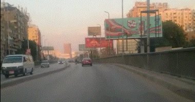 شاهد حركة المرور على كوبرى أكتوبر فى الاتجاهين قبل الحظر