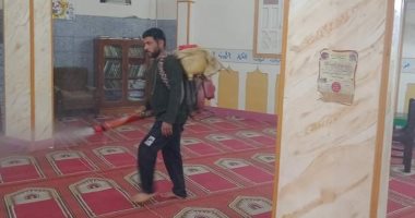 صور ... شباب قرية دمنهور الوحش يطهرون الشوارع والمساجد بالجهود الذاتية بالغربية