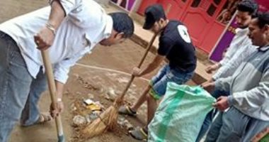 شباب شارع 6 أكتوبر بالزعفران بولاق الدكرور ينظمون حملة تنظيف للوقاية من كورونا