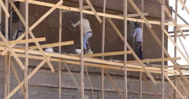 صور.. الأعمال الإنشائية بالمدرسة المصرية اليابانية فى شرم الشيخ