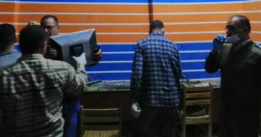 صور.. غلق "سايبر" فى بلبيس بداخله أطفال خلال فترة الحظر ومصادرة محتوياته