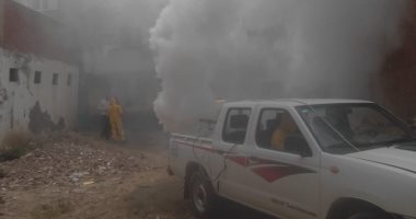  حملات للقضاء على الذباب والحشرات الطائرة بمركز فاقوس فى الشرقية