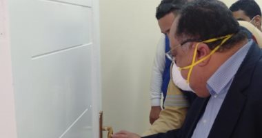 رئيس جامعة حلوان: تعقيم مدن الطلاب وتجهيزها لاستقبال مصابى كورونا.. صور