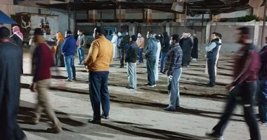 أهالى كفر الشيخ يؤدون صلاة الجنازة على ضحية "كورونا" وفقا للتعليمات الطبية