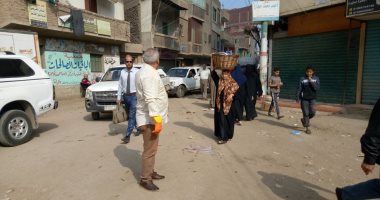 فض سوق الأحد بشبين القناطر بالقليوبية لمواجهة كورونا.. صور