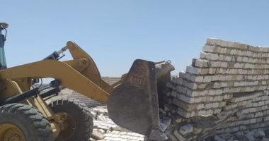 صور.. إزالة 25 بناء مخالف على الأراضى الزراعية وأملاك الدولة بإسنا