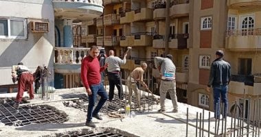 إيقاف 9 حالات بناء مخالف بأحياء الإسكندرية و التحفظ على مواد البناء