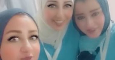 جيشنا الأبيض.. مساعدات قسم التمريض على خط مواجهة كورونا بمستشفى القاهرة التخصصى