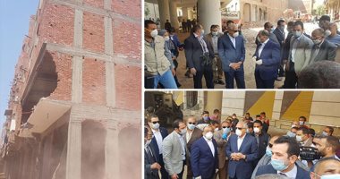 صور.. حق الوطن والشعب لن يضيع.. وزير التنمية المحلية يقود حملة إزالة 25 عقارا مخالفا بحرم محور الضبعة.. شعراوى: استرداد 2 مليون متر من أملاك الدولة تنفيذا لتكليفات الرئيس.. ويؤكد: لا تهاون فى التصدى للمعتدين