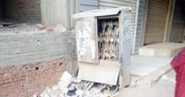 قارئ يشكو وجود كابينة كهرباء مكشوفة فى الشارع الجديد بشبرا الخيمة