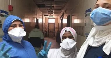 جيشنا الأبيض.. طاقم تمريض بمستشفى حميات العباسية على خط مواجهة كورونا 