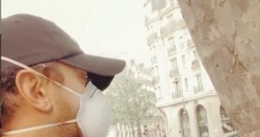 أخرة العزل المنزلى. سعد لمجرد بيكلم الشجر والحمام فى الشارع 20 يوما.. فيديو