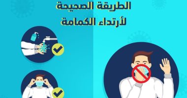 منظومة التأمين الصحى تكشف الطريقة الصحيحة لاستخدام الكمامات 