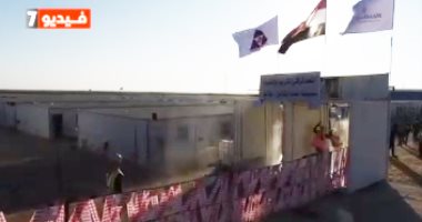 شاهد.. بوابات لتعقيم العمال بالعلمين الجديدة للوقاية من فيروس كورونا 