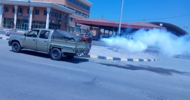 تطهير وتعقيم الموقف الجديد وسط الإسكندرية.. صور