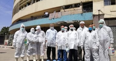 محافظة القاهرة تعقم مبنى ماسبيرو ومجزرى البساتين وطره.. صور