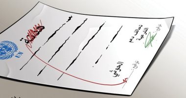 كاريكاتير سعودى يسلط الضوء على رفض الحوثيين للهدنة فى اليمن