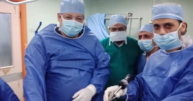 نجاح جراحة تحويل لمسار السائل النخاعى لطفل 11 شهرًا بمستشفى المنصورة العام